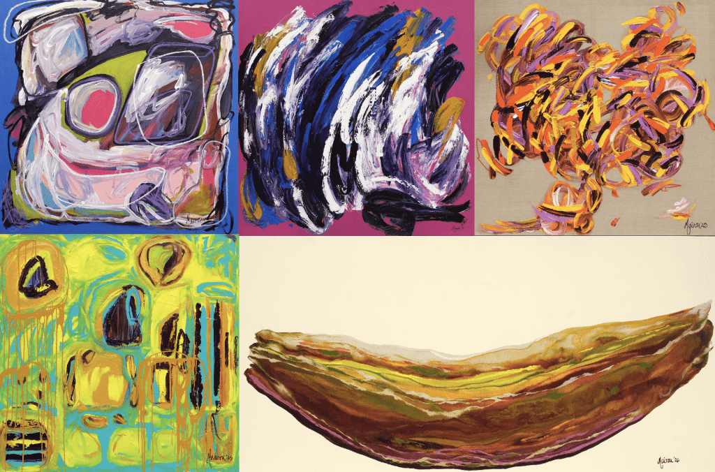 Obras de la artista Pilar Mainou