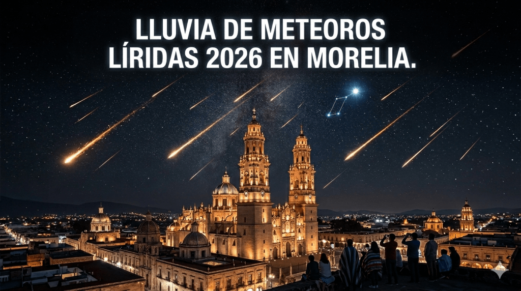 Lluvia de meteoros Líridas 2026