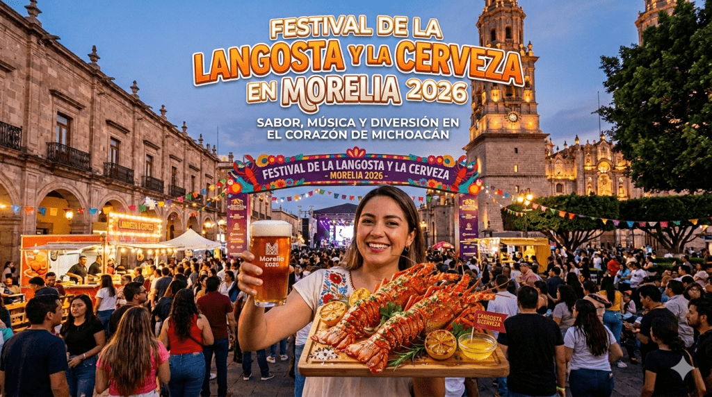 Festival de la Langosta y la Cerveza en el Centro Histórico de Morelia