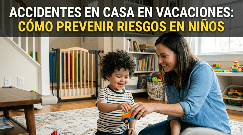 Accidentes en casa en vacaciones