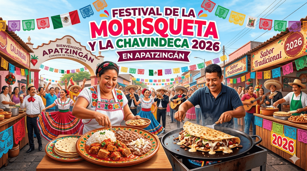 Festival de la Morisqueta y la Chavindeca en Apatzingán 2026