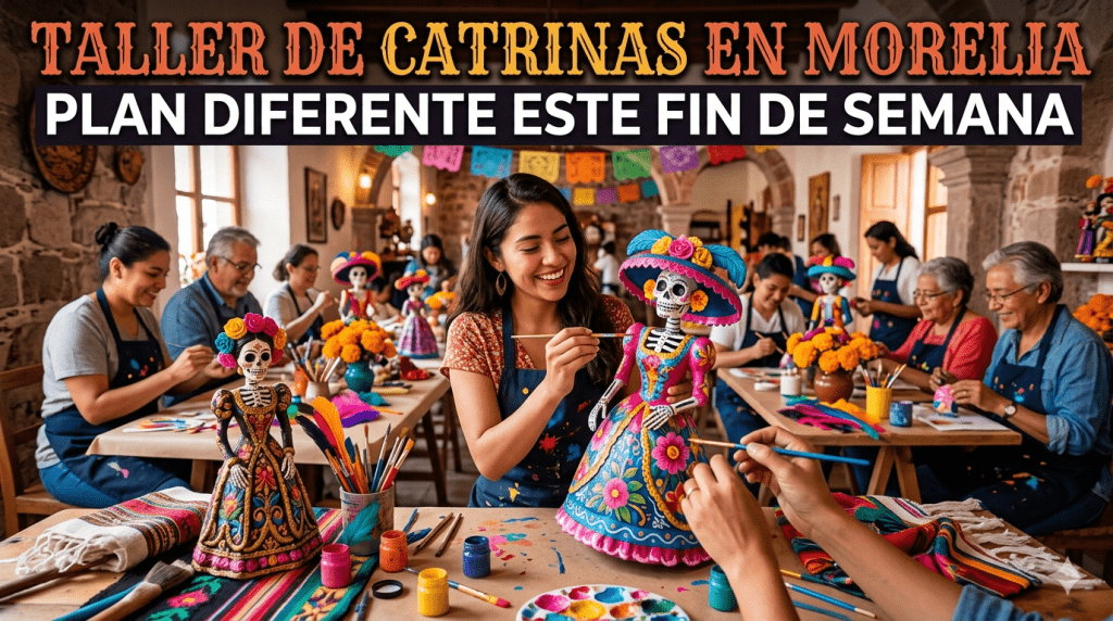 Taller de Catrinas en Morelia