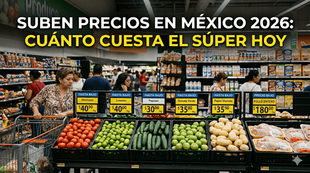 Costo de canasta básica en México actualizado