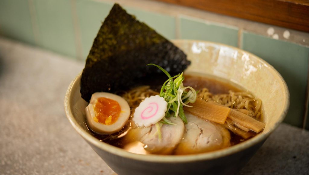 Ramen clásico de Ran Ramen, restaurante de comida japonesa en Morelia.